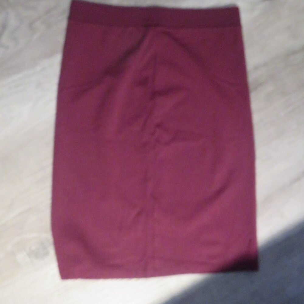 Banana Republic Burgundy Pencil SKIRT Small (K479)